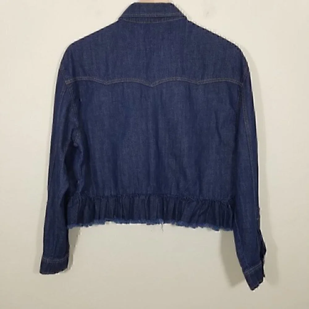 Zara Denim Shirt Size S - Picture 4 of 4